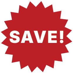A callout advertising savings with a bundle