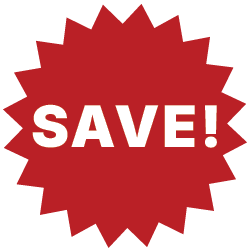 A callout advertising savings with a bundle
